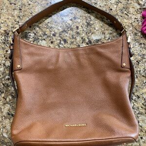 Michael Kors Tan Leather Shoulder Bag